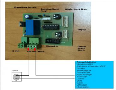 Zeitabrechnungsplatine BAUSATZ